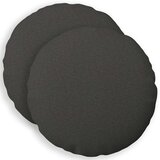  Presvlaka za jastuk 2 pcs HEERLEN Tamnosiva Ø 40 cm | shoptok.hr