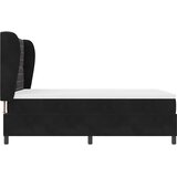  Krevet s opruga kutije s madracem Crna 190 x 140 cm Baršun | shoptok.hr