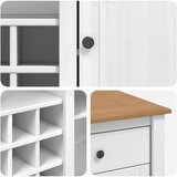  Set kuhinjskog otoka 2 kom. PANAMA Bijela i vosak od meda | shoptok.hr