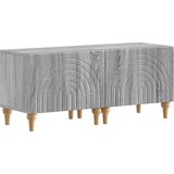  3-dijelni LED TV kabinet Siva Sonoma Konstruirano drvo | shoptok.hr