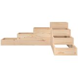  Vrtna žardinjera s 4 razine 106x104,5x36 cm Puno drvo bor | Eponuda.ba