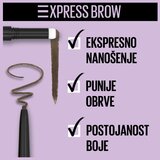 Maybelline new york express brow satin duo olovka za obrve medium brown 02 | ePonuda.com