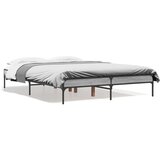  Okvir za krevet boja hrasta 140x190cm konstruirano drvo i metal | shoptok.hr