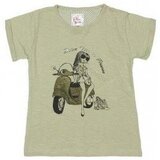 Miss Girly Majice s kratkimi rokavi T-shirt manches courtes fille FADESPOLI Bež | Shoptok.si