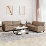  2-dijelni set sofa boja cappuccina od umjetne kože | shoptok.hr