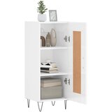  Komoda sjajna bijela 34,5 x 34 x 90 cm od konstruiranog drva | shoptok.hr