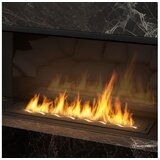  InFire - Ugrađeni bio kamin 7,5 x 100 cm, 6 kW, crni | Eponuda.com