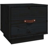  Noćni ormarić crna 40 x 34 x 35 cm od masivne borovine | shoptok.hr
