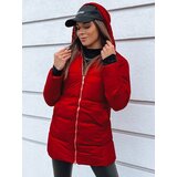 DStreet Kurtka damska pikowana CLOEEM czerwona | shoptok.hr