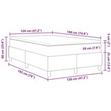  Box Spring Postelja z vzmetnico Svetlo Zeleno Sivo Majhna Dvojna Žametna Tkanina, (22081061) | Shoptok.si