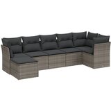  7-dijelni set vrtnih sofa svjetlosivi od poliratana | shoptok.hr