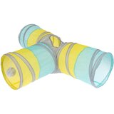 TIAKI raketa v obliki črke T mačji tunel - D 120 x Ø 25 cm | Shoptok.si