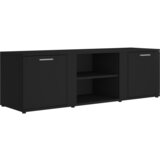 Maison Chic TV omarica - TV enota - Televizijska omarica črna 120x34x37 cm iverna plošča, (21698672) Cene