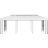  Sjenica s dvostrukim krovom 3 x 6 m bijela | shoptok.hr