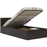 Maison Chic Dvižni Posteljni okvir - Enojna postelja - Postelja za odrasle sivo umetno usnje 90x200 cm, (21695424) | Shoptok.si