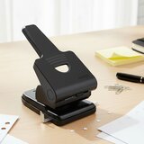  Uredski bušač za rupe za papir 80g/m2 - crni | Shoptok.si