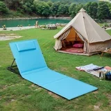 Plažni stol 158x55 cm modre barve, (5000248916)