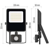  led reflektor sa senzorom visio LED/30W/230V 4000K IP65 | Eponuda.com
