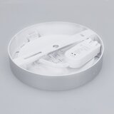 solight WD240-S - LED panel 2u1 LED/12W/230V 3000/4000/6000K prečnik 17 cm IP54 srebrni | Eponuda.com