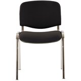  Konferencijska stolica Iso chrome C11 crna | ePonuda.com