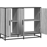 vidaXL Komoda Siva Sonoma 94x35x76 cm Konstruirano drvo | shoptok.hr