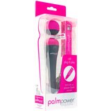 Palm Power Wand - velik masažni vibrator USB z baterijo za napajanje (roza-siva) | Shoptok.si