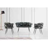 Hanah home Balon 2129 Garnitura sofe, crna Cijene