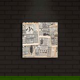 Wallity Slika sa LED osvetljenjem 2828İACT-7, 28x28 cm | ePonuda.com