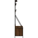  Stalak za odjeću i cipele smeđa boja hrasta 100x41x184 cm | shoptok.hr
