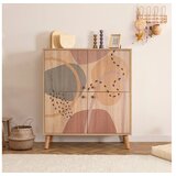 Hanah home Omarica v hrastovem dekorju v naravni barvi 95x111 cm Multilux – Cene