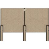  Posteljno vzglavje temno sivo blago 180x200 cm, (20644753) | Shoptok.si