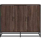  Komoda smeđi hrast 94x35x76 cm izrađeno drvo | shoptok.hr