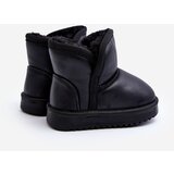 Boto Children's insulated snow boots with fur lining black Benigna | shoptok.hr