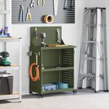  Količar za alate s policom Maslinasto zelena 65 x 35 x 111 cm | shoptok.hr