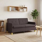  Krevet-sofa na razvlačenje Tamno smeđa Tkanina | shoptok.hr