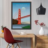 Wallity uramljena slika San Francisco 2, 40x55 cm Cene