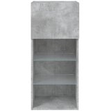TV ormarić s LED svjetlima siva boja betona 40,5x30x90 cm | shoptok.hr