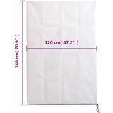  Koprena za rastline iz flisa z zadrgo 10 kosi 70 g/m² 1,2x1,8 m | Shoptok.si