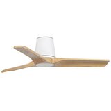 Faro 33836WT - Plafonski ventilator HEYWOOD TUB S borovina/bela, prečnik 90 cm WT + daljinski upravljač Cene