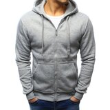 DStreet Men's Hoodie Light Grey Cene