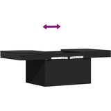  Stolić za kavu crni 80 x 55 x 40 cm od konstruiranog drva | shoptok.hr