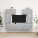  6-dijelni set TV ormarića siva boja betona od iverice | shoptok.hr