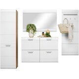 Mömax omara za čevlje auris, bela, hrast | Shoptok.si