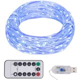 vidaXL LED lučke s 300 LED diodami modre 30 m | Shoptok.si