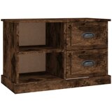 Maison Chic TV omarica - TV stojalo - Televizijska omarica dimljeni hrast 73x35,5x47,5 cm inženirski les, (21699022) Cene