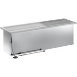  Vrtna posuda za sadnju s LED svjetlom 2 kom. Srebrna - Pocinčani čelik 30 x 100 x 30 cm 2 | shoptok.hr