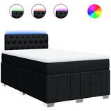 Maison Chic Box spring postelja - Vzmetna postelja z vzmetnico črn 120x200 cm blago SL17622, (21881805) | Shoptok.si