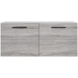 vidaXL Stenska omarica siva sonoma 80x36,5x35 cm inženirski les | Shoptok.si