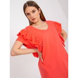 FANCY Dress-FA-SK-7017.72P-Coral | Shoptok.si