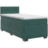  Boxspring krevet s madracem Tamnozelena 100 x 200 cm Baršun | shoptok.hr